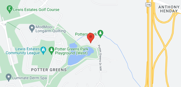 map of 1330 POTTER GREENS DR NW